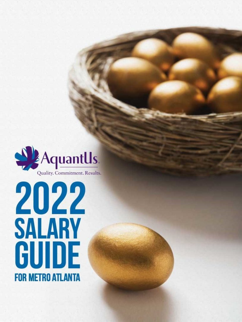 2022 AquantUs Atlanta Salary Guide